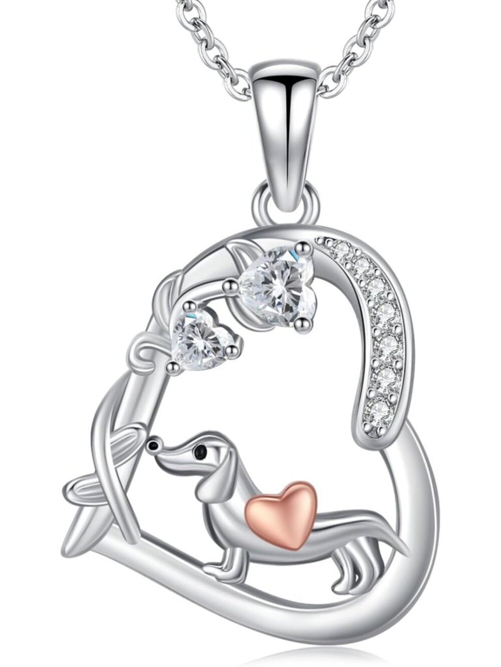 Cute Animal Pendant Necklace | 925 Sterling Silver | Perfect Gift for Women
